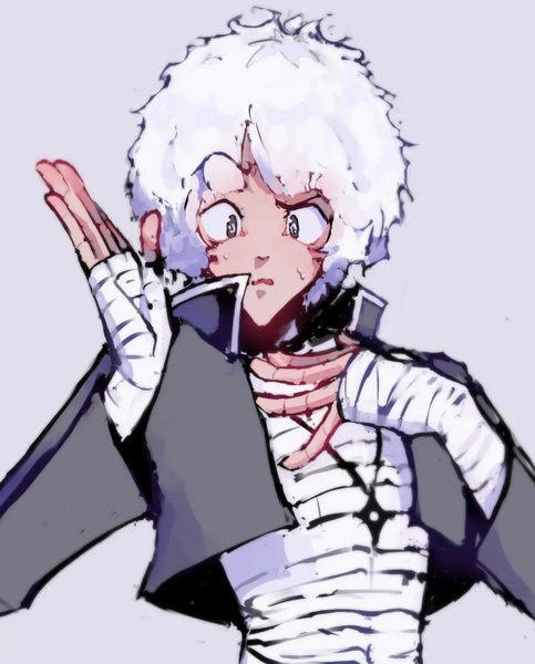 Fully rendered half-body human