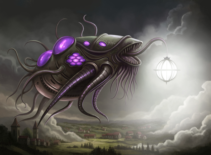 Sci-Fi Monsters, Spaceships , Human