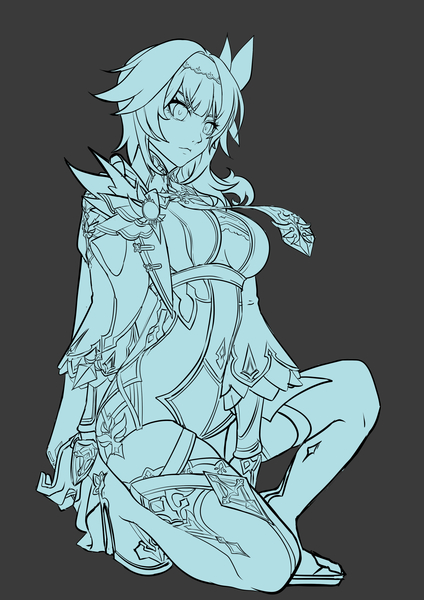 full body Lineart