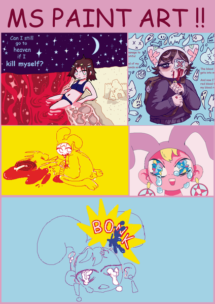 Ms Paint Illustration