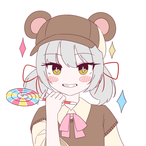colered bust-up character