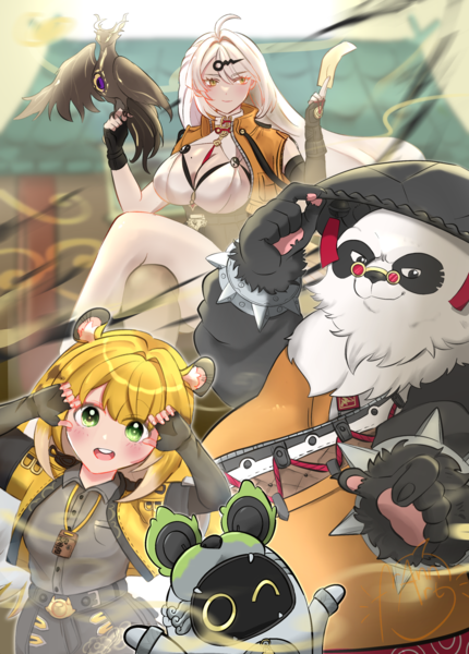 fullbody anime illustration