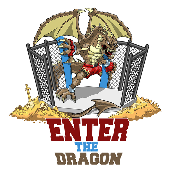 MMA Vector Artwork Enter the Dragon