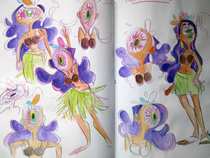 Traditional Colored Sketches