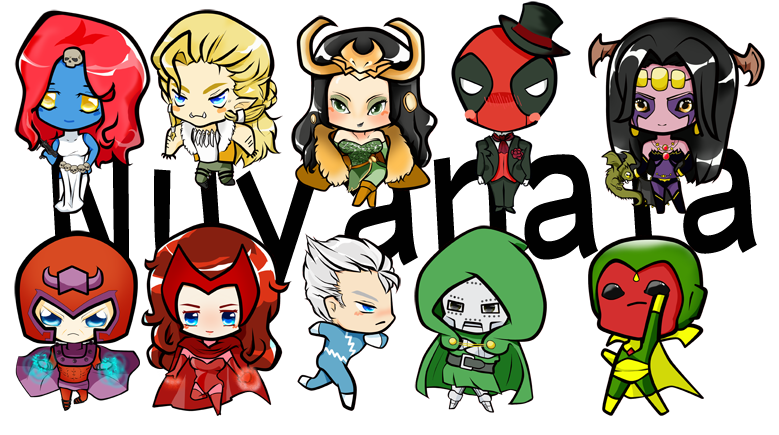 full colored chibis(SD) 