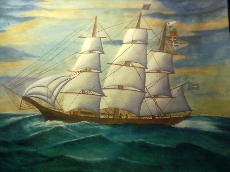 Sailing Smooth- Original Water Color Painting