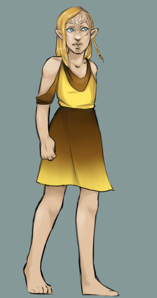 Colored Fullbody Drawing
