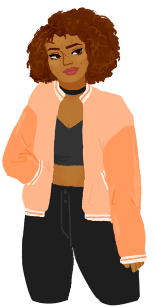 lineless colored thighs up