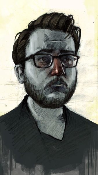 Portrait Sketch with Color