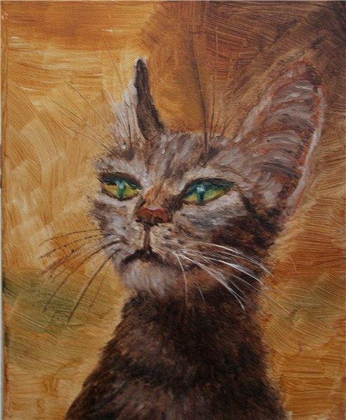 painted pet portrait