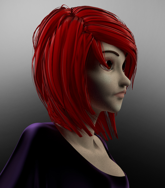 3D Modeled Bust Portrait