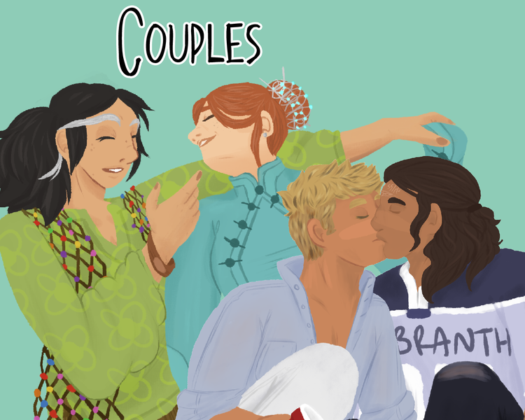Couples-full color lineless