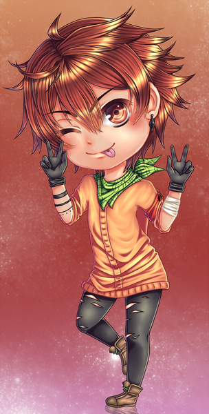 Linearted Colored Chibi
