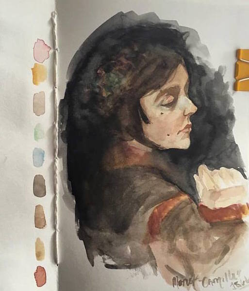 Watercolor Painting - portraits