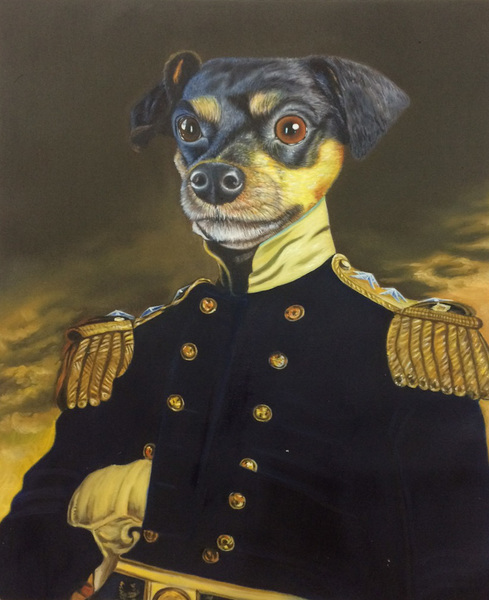 Pet Portrait Oil Painting 