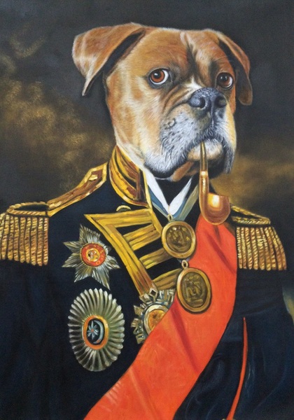 Pet Portrait Oil on Canvas
