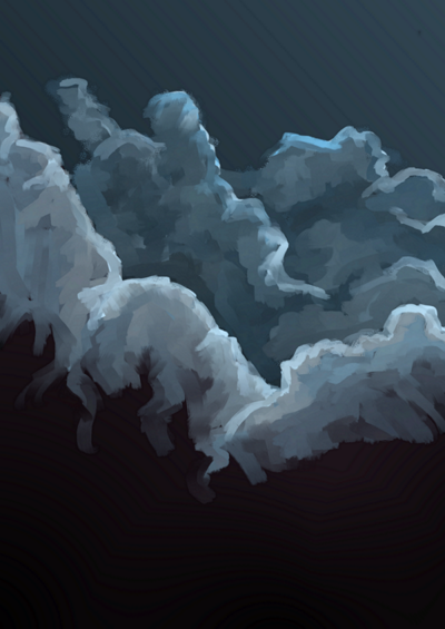 Digitally painted background