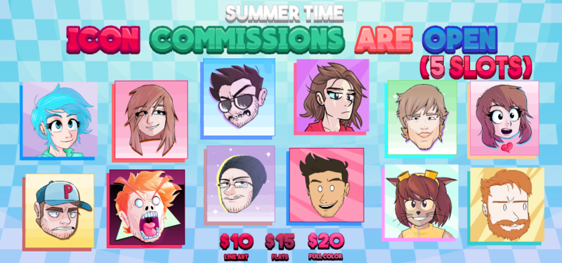 Summertime Icon Commissions!