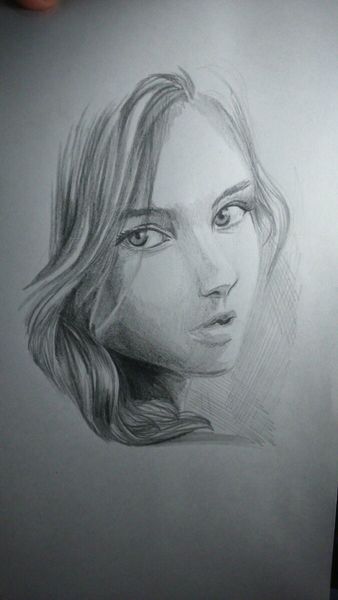 realistic face sketch