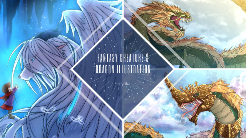 Dragon & fantasy creature