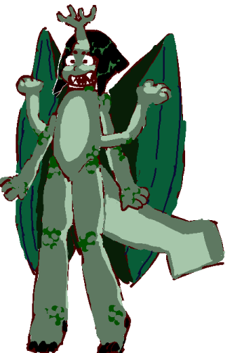 Custom humanoid monster design [Colored Full-Body]