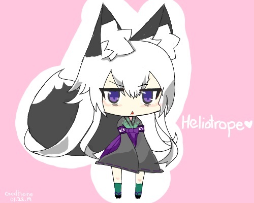 Simple Colored Full Body Chibi