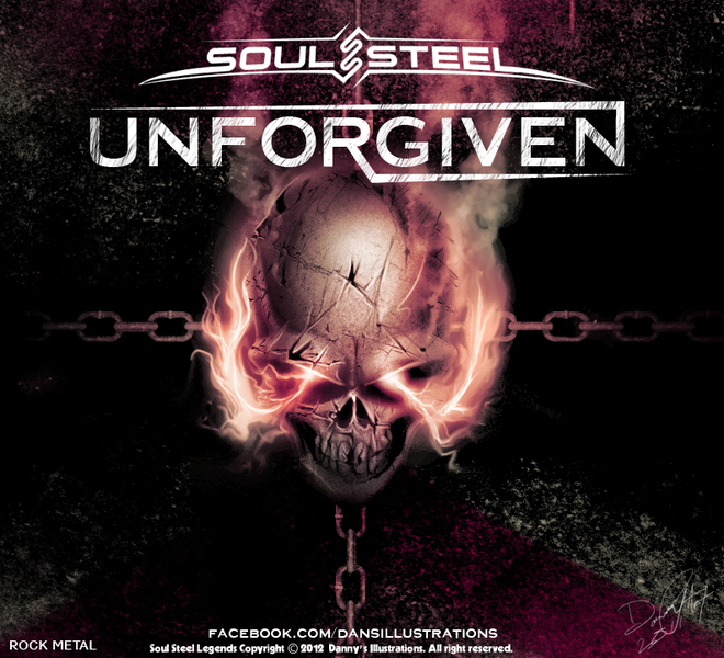 Unforgiven logo (with music album cover art)