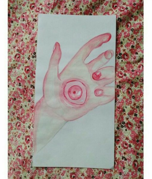 Parasyte Hand - Watercolor