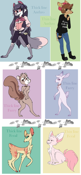 Anthro/Furry/Feral- Colored Drawing full body