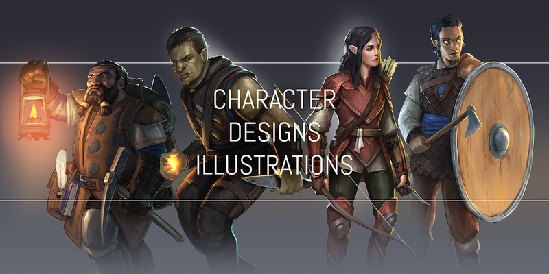 Character Design & Illustrations