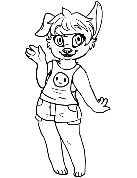 Lineart (uncolored)