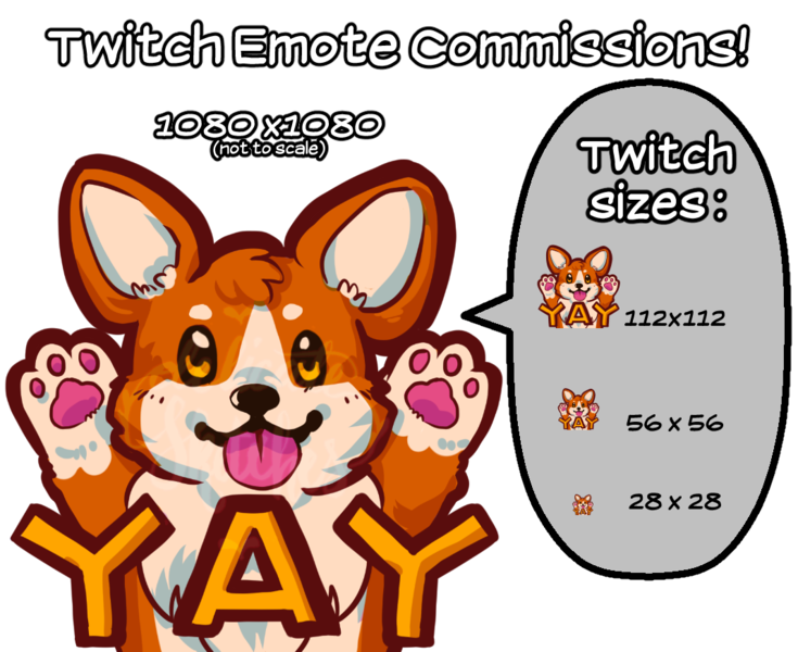 Twitch Emotes Commissions!