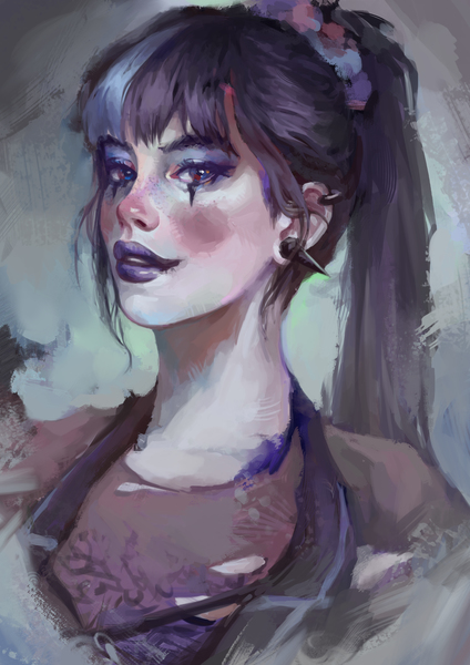 For hire] semi realistic anime style illustrations starting at $25, DM for  more inquiries, Thank you! : r/starvingartists