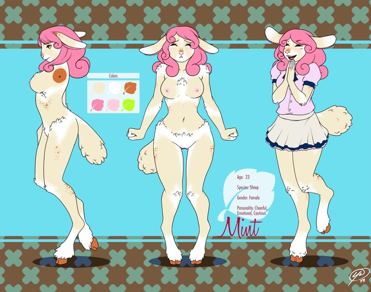 Character Reference Sheet: Flat Color