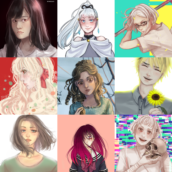 Colored Bust up: Personal Commissions