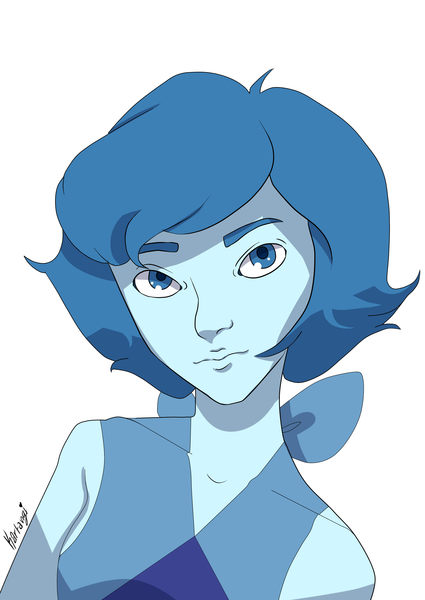 Bust with simple shading