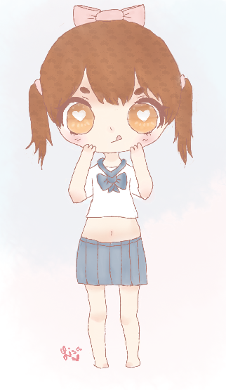 full body colored chibi