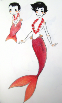 Mermaid Character-Full Body