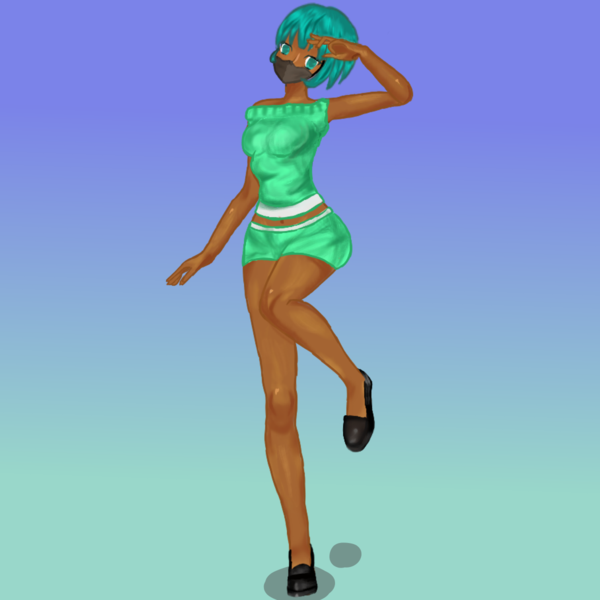 Female pose for your character!
