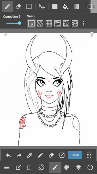 Headshot Lineart