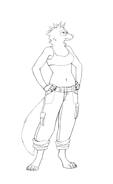 Fullbody Lineart