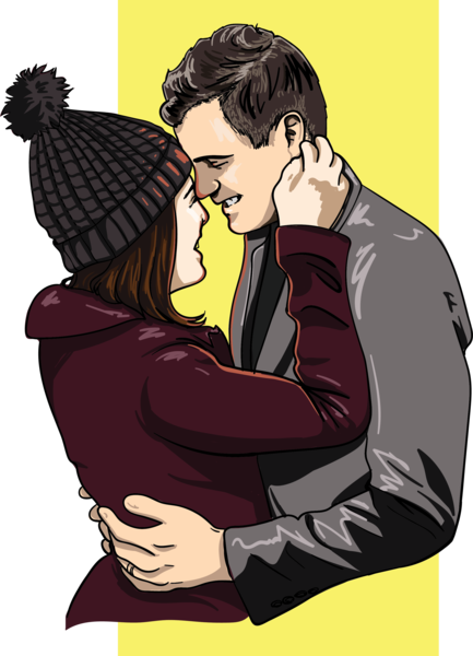 Couples Vector Art