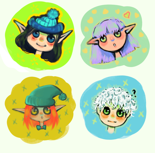 Small character Icon - sticker