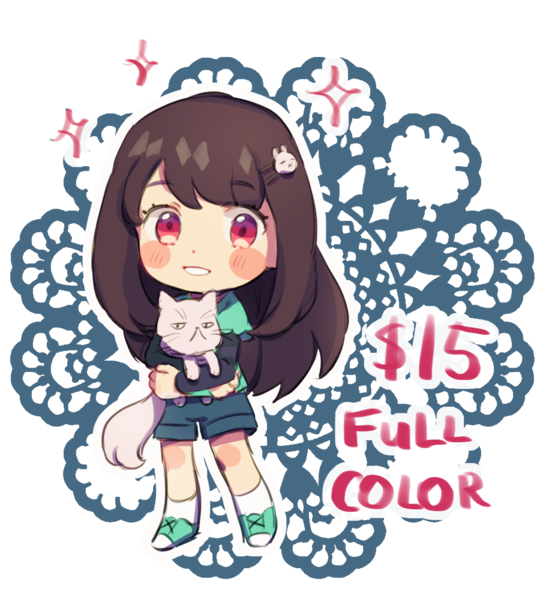 Adorable Colored Chibi Character!