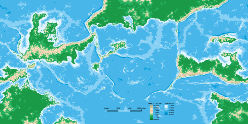 Atlas-Style World Map
