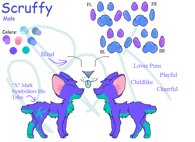 Colored Animal Ref. Sheet