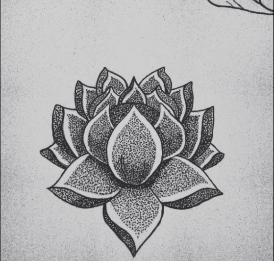 hand drawing dotwork