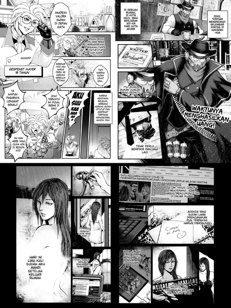 Custom Manga or Comic Page