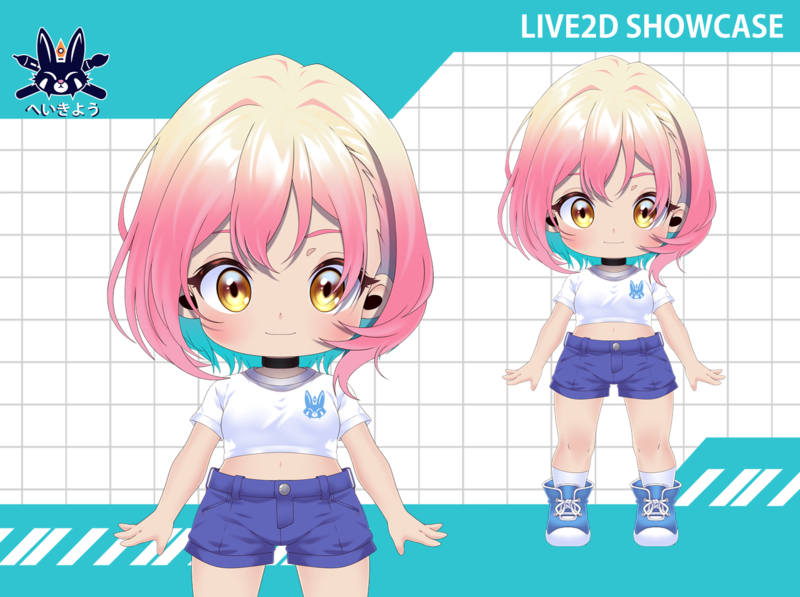 Chibi Live2d Model Ready To Rig