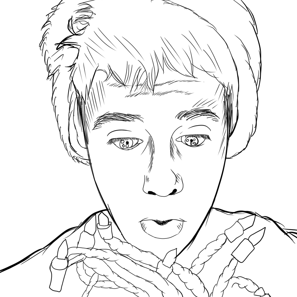 Sketch Portrait not colored Artists&Clients